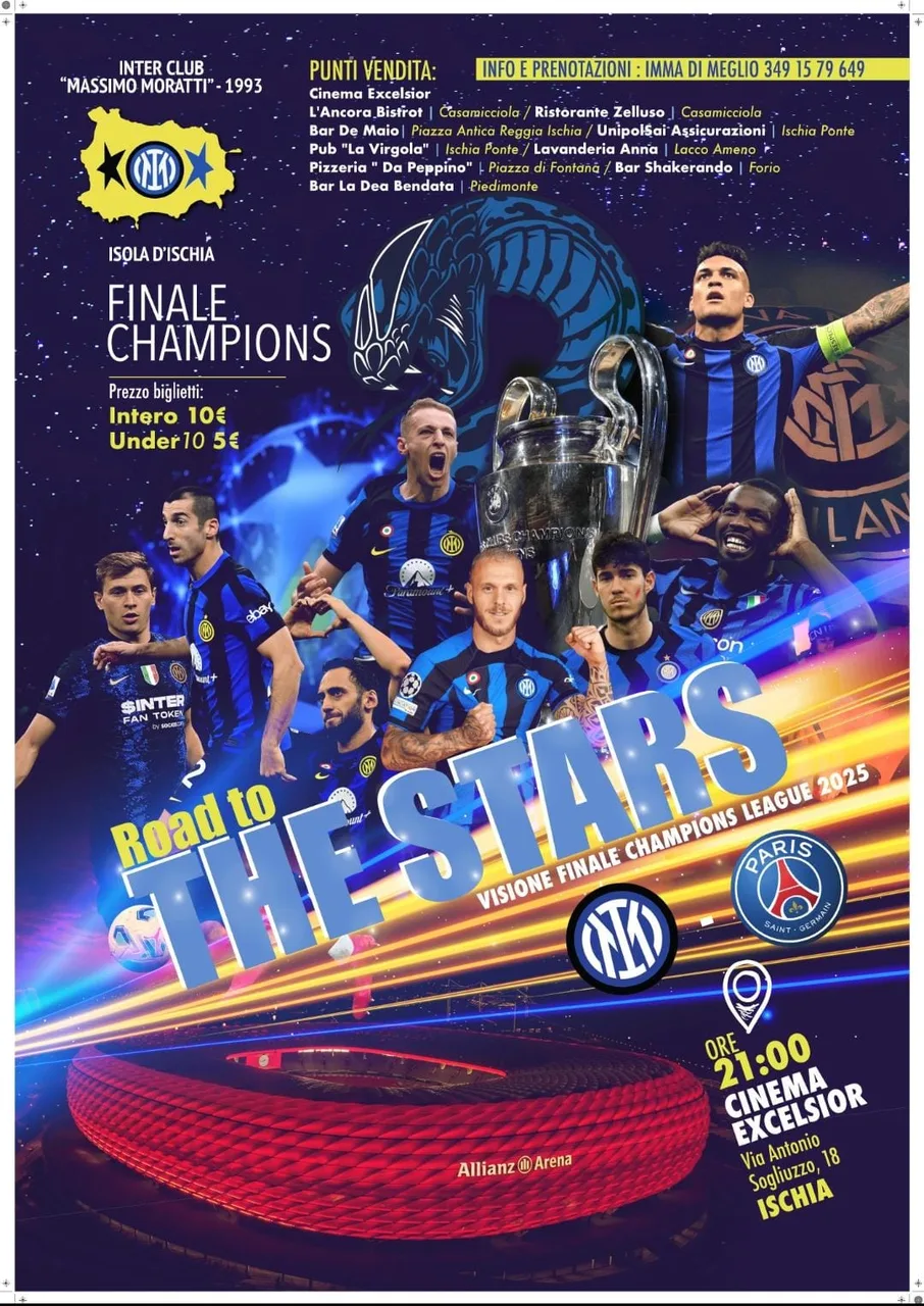 Champions League Final 2025 - Viewing on a big screen