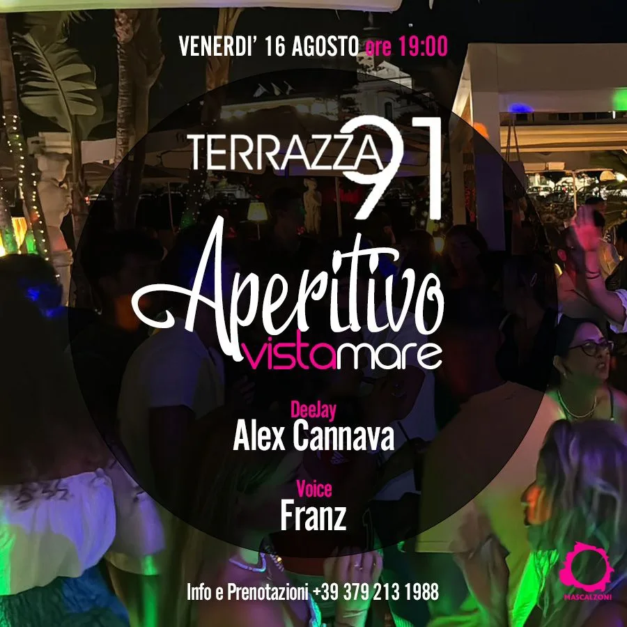 Sea View Aperitif at Terrazza 91