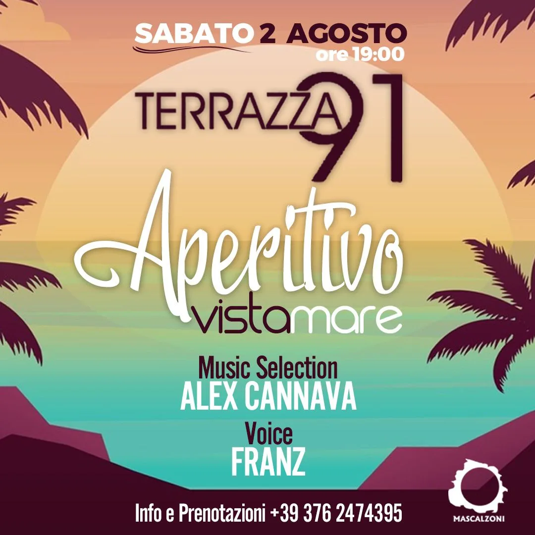 Aperitif with a Sea View – Terrazza 91