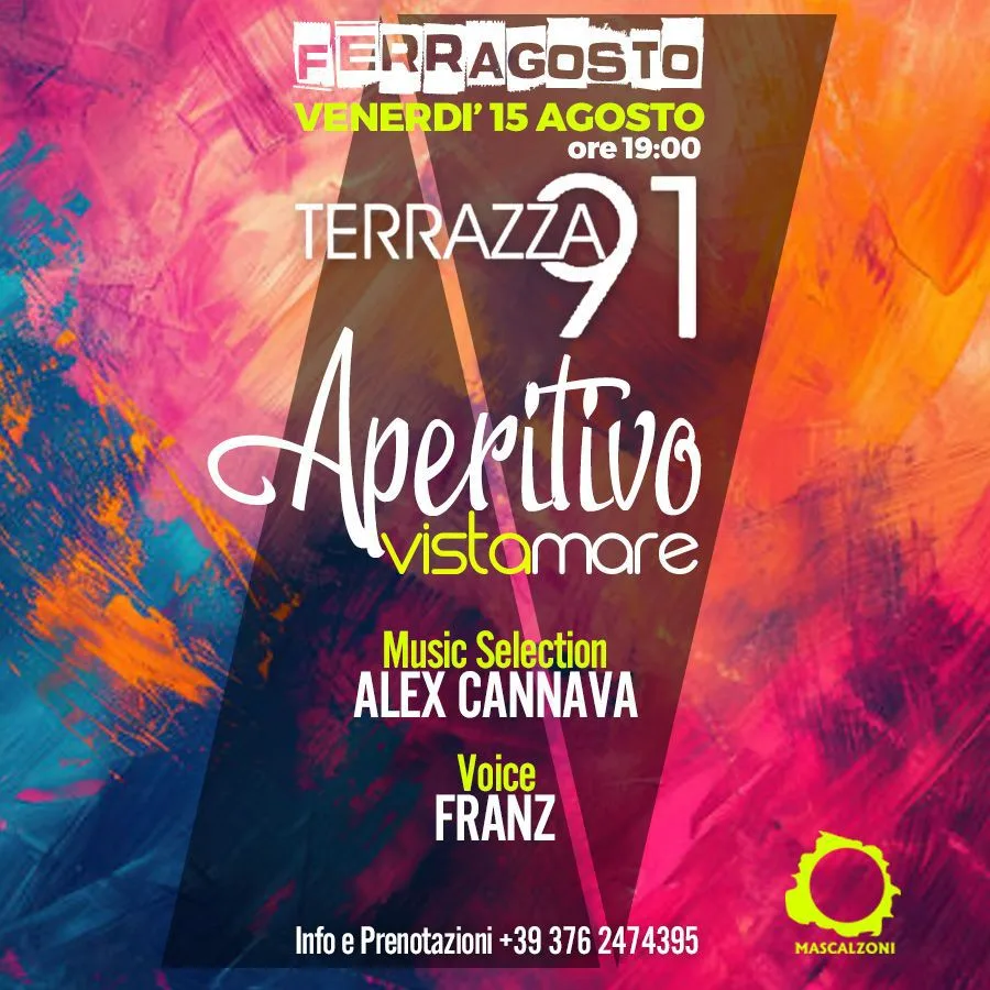 Aperitif with a sea view - Ferragosto 