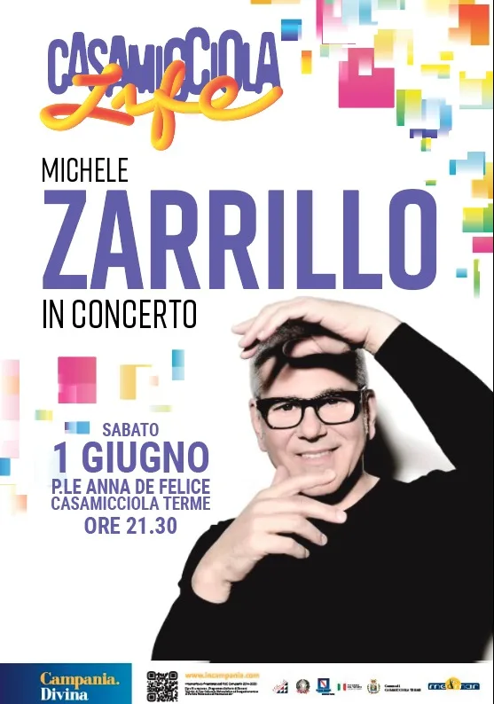 Michele Zarrillo in concert in Casamicciola on June 1st