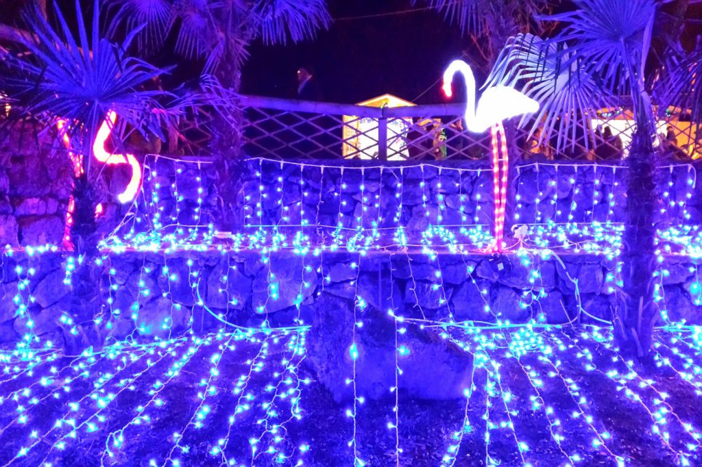 Luminarie natalizie a Ischia