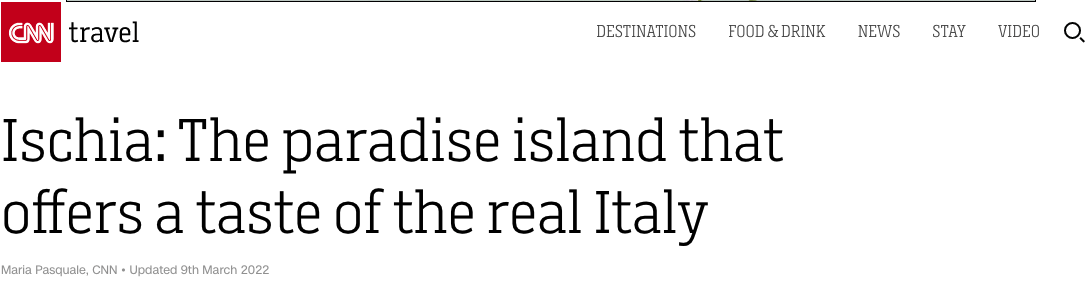 Ischia ha colpito al cuore la Cnn