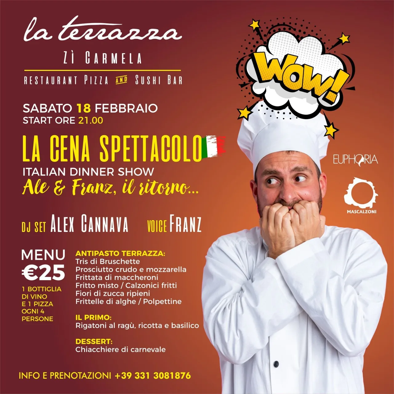 La cena Spettacolo