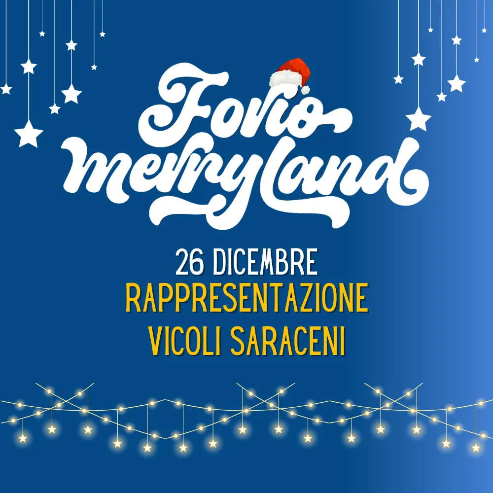 RAPPRESENTAZIONE VICOLI SARACENI