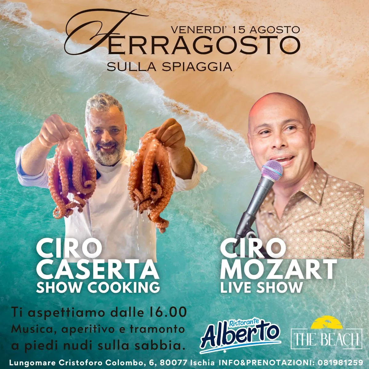 Ferragosto sulla spiaggia - Ristorante Alberto e The Beach