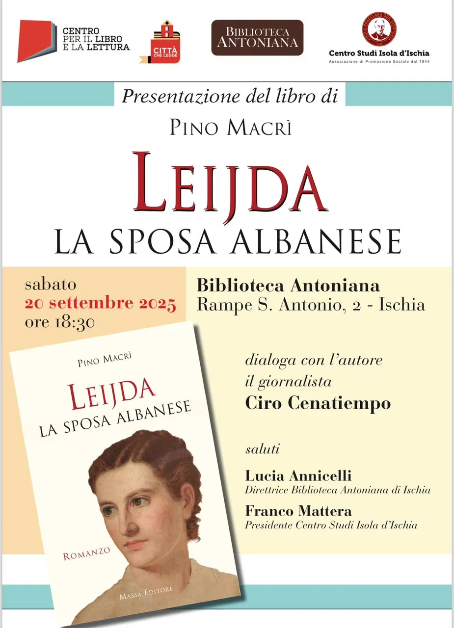 Presentazione del libro di Pino Macrì- Leijda La Sposa Albanese